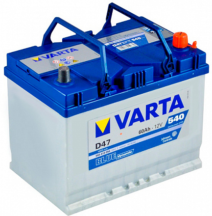 Batterie blue dynamic VARTA D48 12V 60AH 540A 560411054 232X173X225mm
